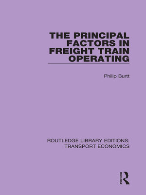 cover image of The Principal Factors in Freight Train Operating